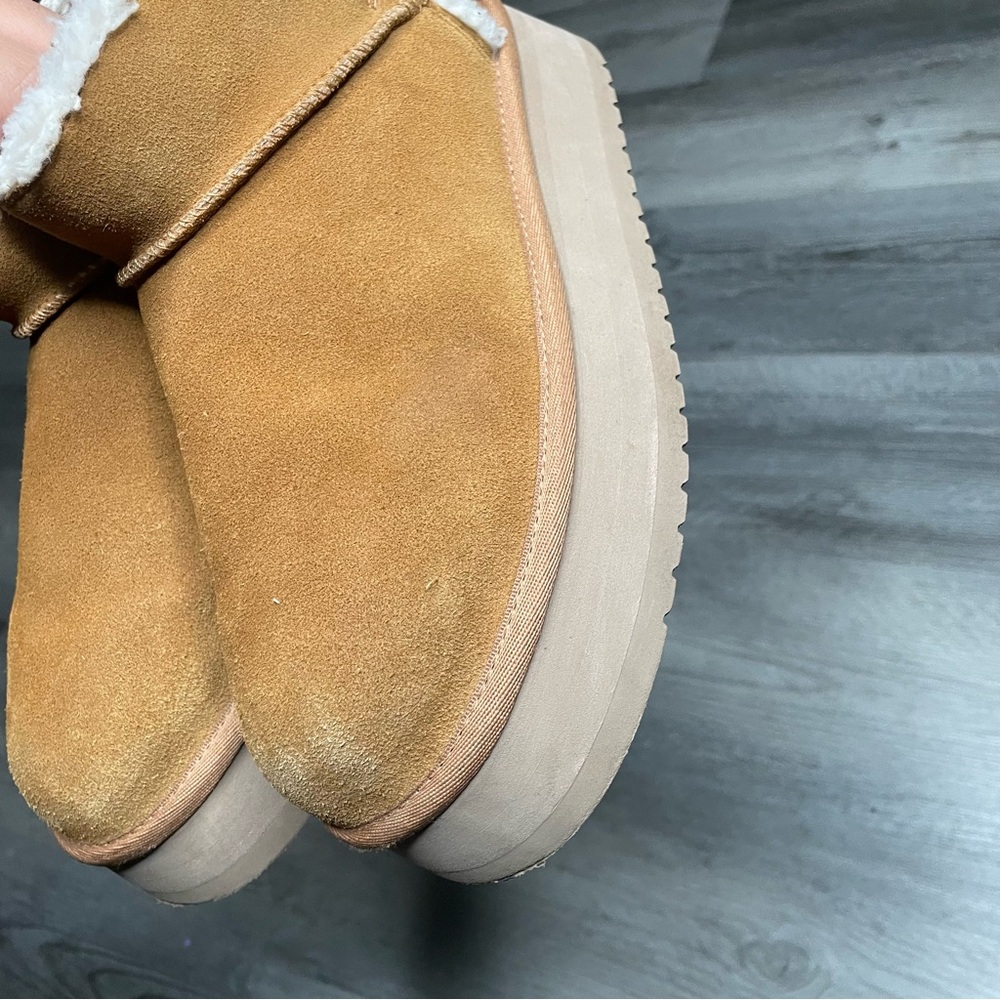 Koolaburra by UGG Womens Koola Ultra Mini Chestnut Ankle Boots US 9 1158590 - Picture 9 of 13